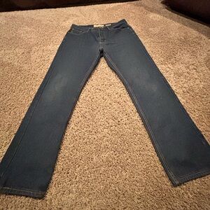 Elegant Blue Straight Leg Women's Jeans